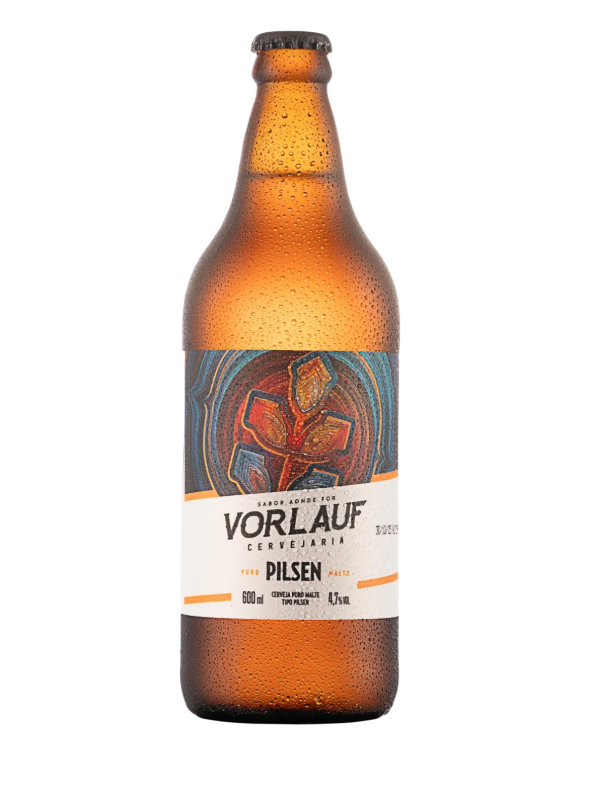CERVEJA ARTESANAL GARRAFA VOURLAF PILSEN - 600ML — Bebidas, Horus Bar Coronel Fabriciano