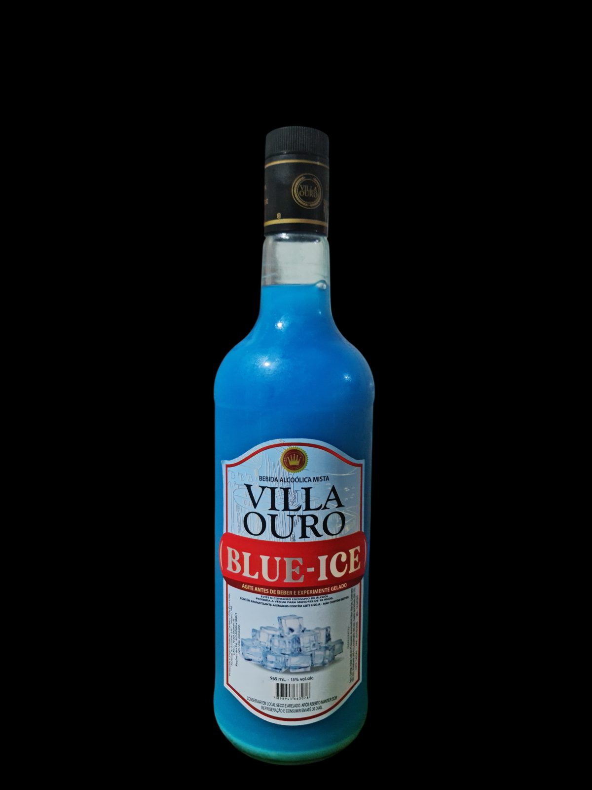 VILLA OURO - BLUE ICE - 1L — Bebidas, Horus Bar Coronel Fabriciano