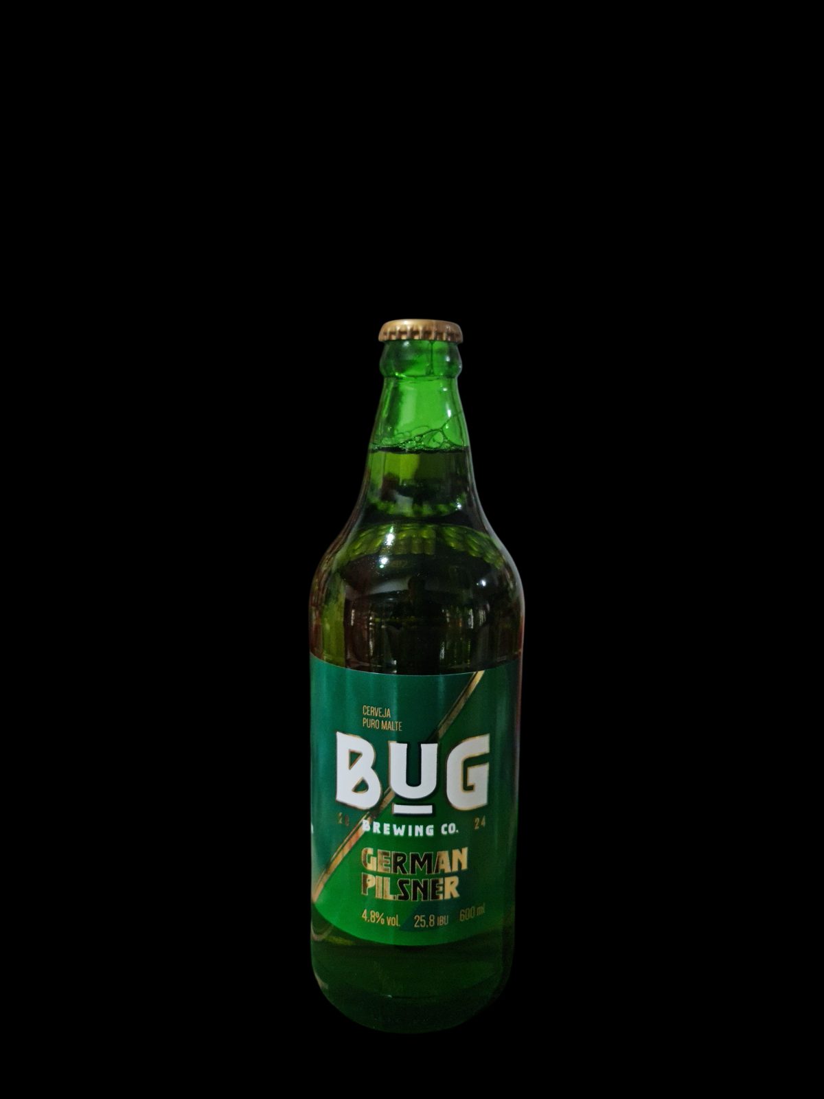 CERVEJA ARTESANAL GARRAFA BUG GERMAN PILSEN - 600ML — Bebidas, Horus Bar Coronel Fabriciano