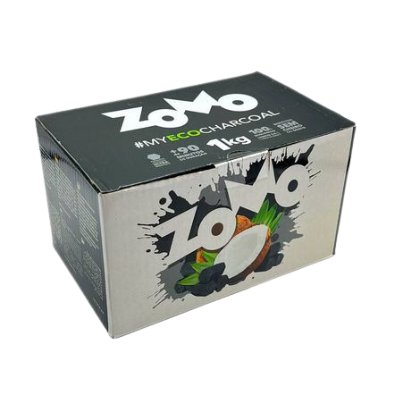 Foto ilustrativa de CAIXA CARVAO DE COCO ZOMO - 1KG
