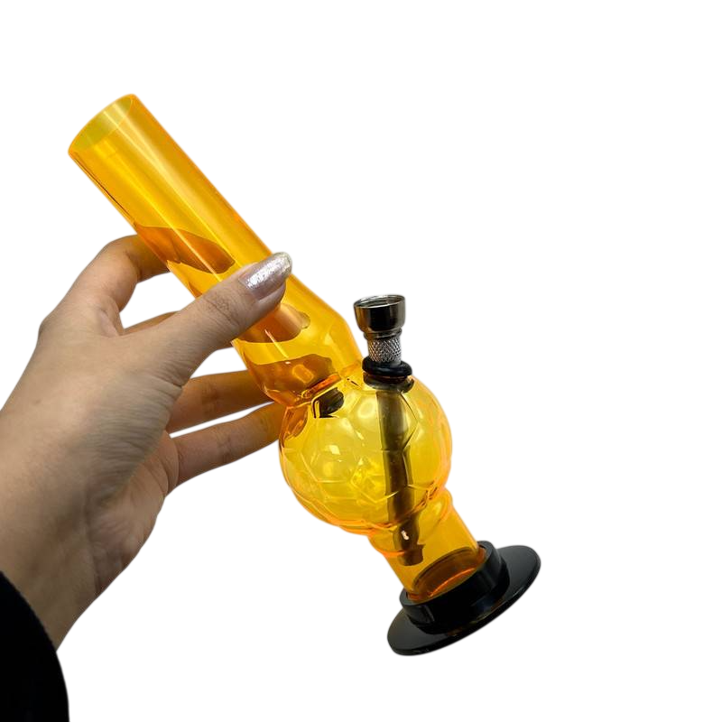 BONG DE ACRILICO COLORIDO MODELO : LARANJA — Tabacaria, Horus Bar Coronel Fabriciano