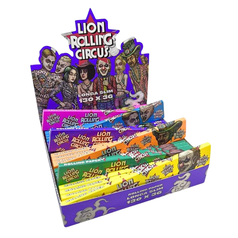 SEDA LION ROLLING CIRCUS SLIM LONGA - UN — Sedas e blunts, Horus Bar Coronel Fabriciano