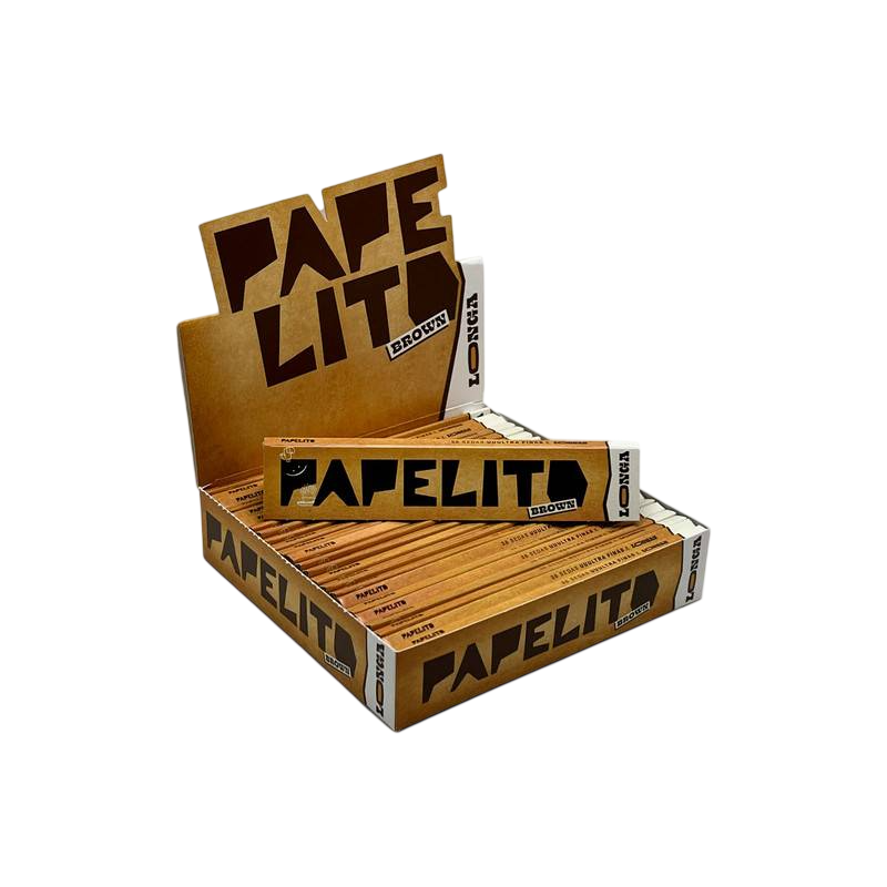 CAIXA SEDA PAPELITO KING SIZE BROWM LONGA - UN — Sedas e blunts, Horus Bar Coronel Fabriciano