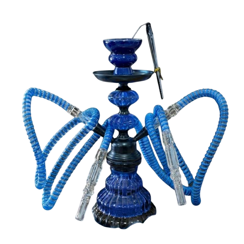 NARGUILE MIXIRICA PEQUENO 2 SAIDAS - MODELO: AZUL — Tabacaria, Horus Bar Coronel Fabriciano