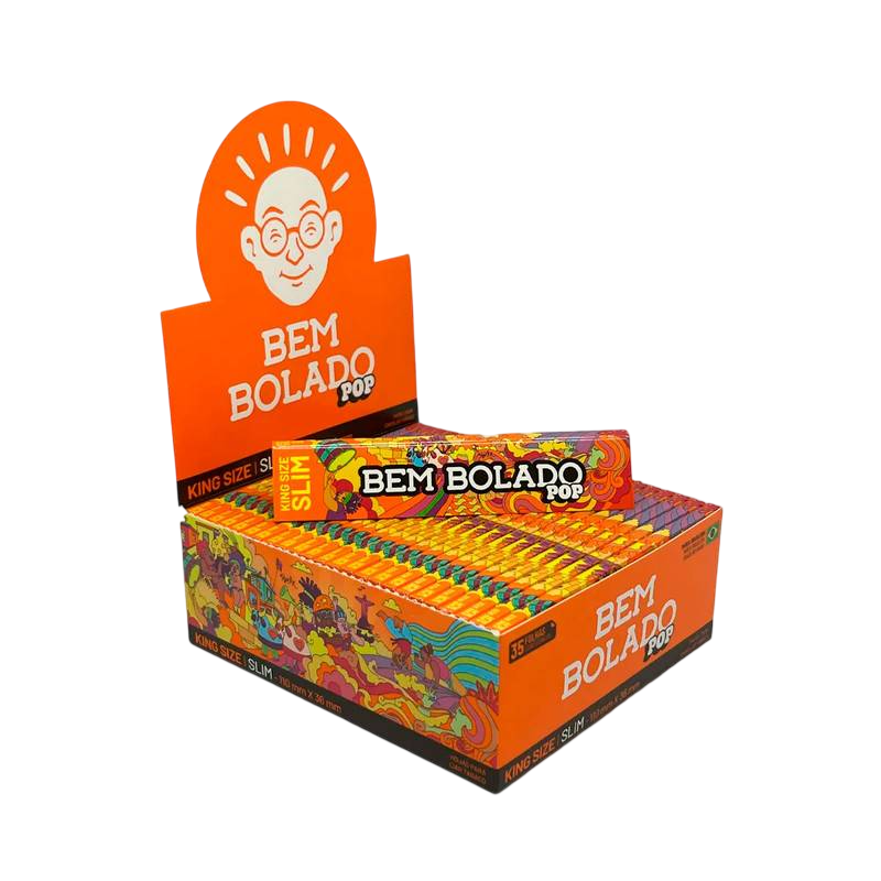 SEDA BEM BOLADO POP TRAD - KINGSIZE SLIM - UN — Sedas e blunts, Horus Bar Coronel Fabriciano
