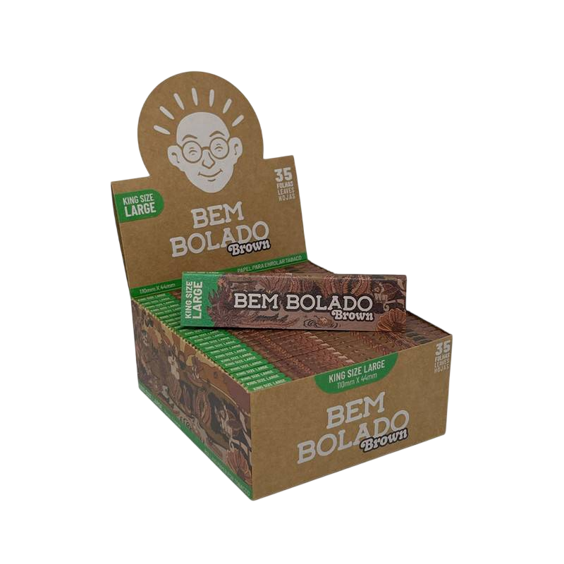 SEDA BEM BOLADO BROWN - KINGSIZE REGULAR - UN — Sedas e blunts, Horus Bar Coronel Fabriciano
