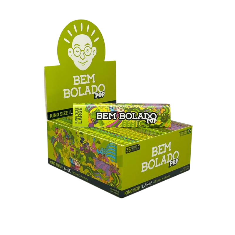 SEDA BEM BOLADO POP TRAD - KINGSIZE LARGE - UN — Sedas e blunts, Horus Bar Coronel Fabriciano