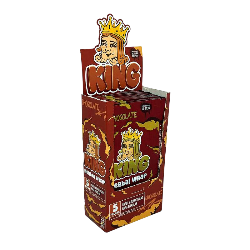 BLUNT KING HERBAL WRAP - CHOCOLATE — Tabacaria, Horus Bar Coronel Fabriciano