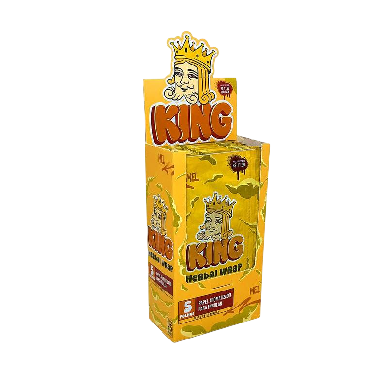 BLUNT KING HERBAL WRAP - MEL — Sedas e blunts, Horus Bar Coronel Fabriciano