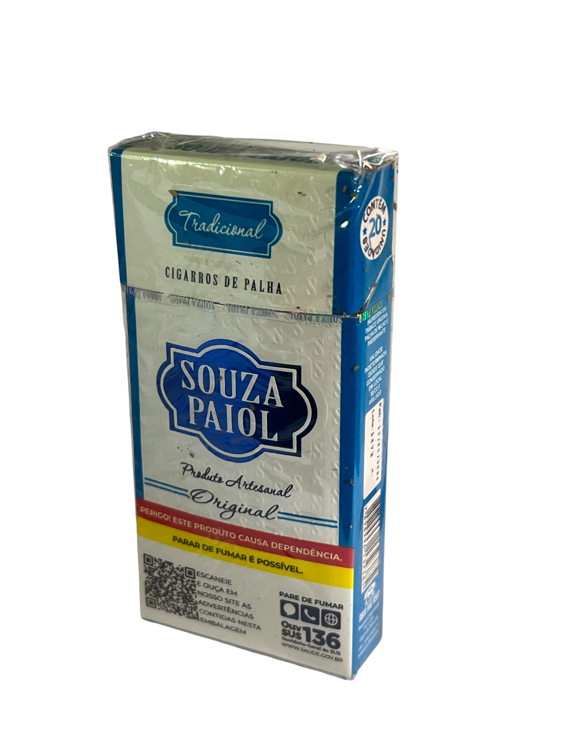CIGARRO DE PALHA SOUZA CRUZ - 20UN — Cigarros e palheiros, Horus Bar Coronel Fabriciano