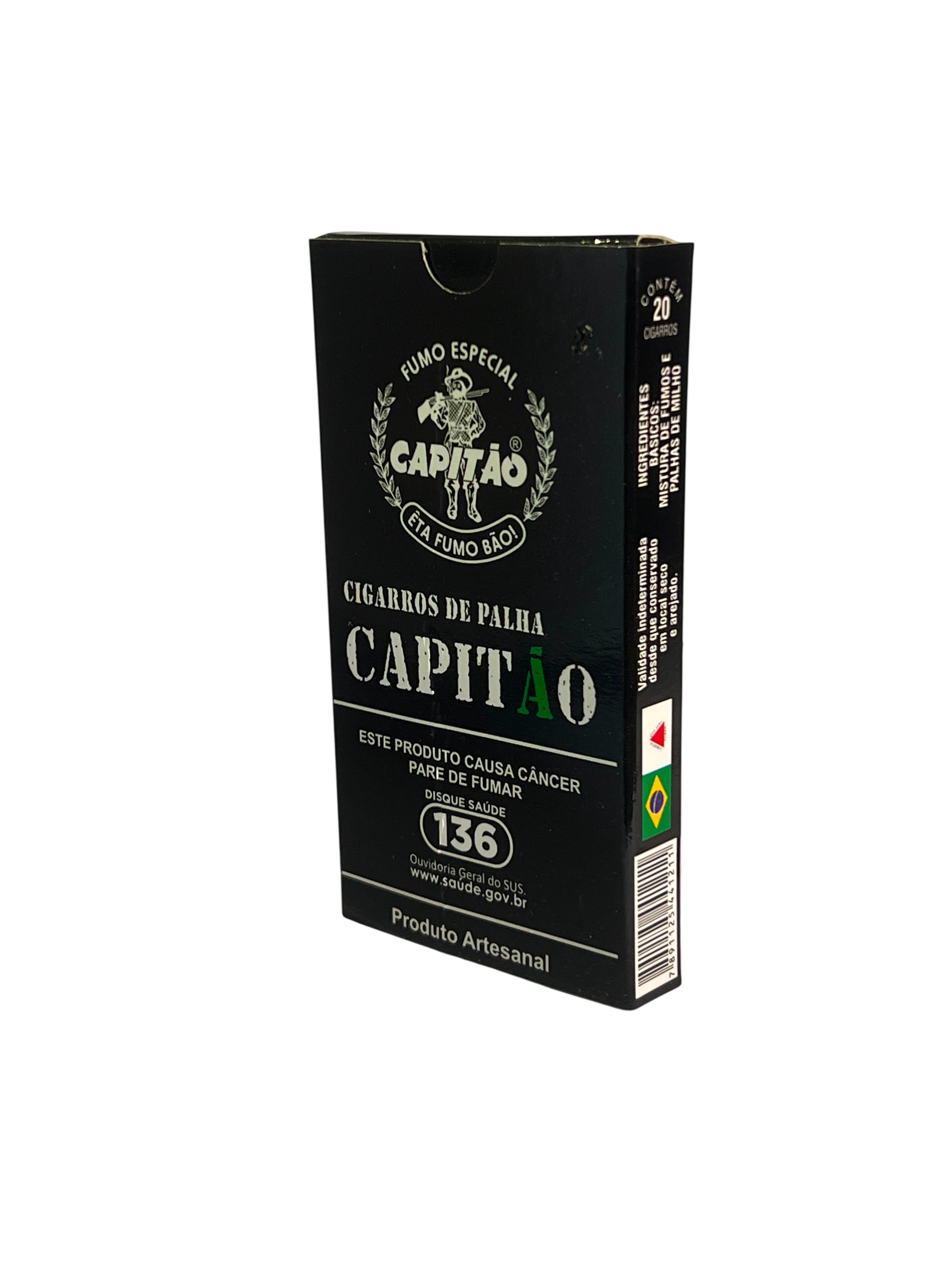 CIGARRO DE PALHA CAPITÃO - 20UN — Tabacaria, Horus Bar Coronel Fabriciano