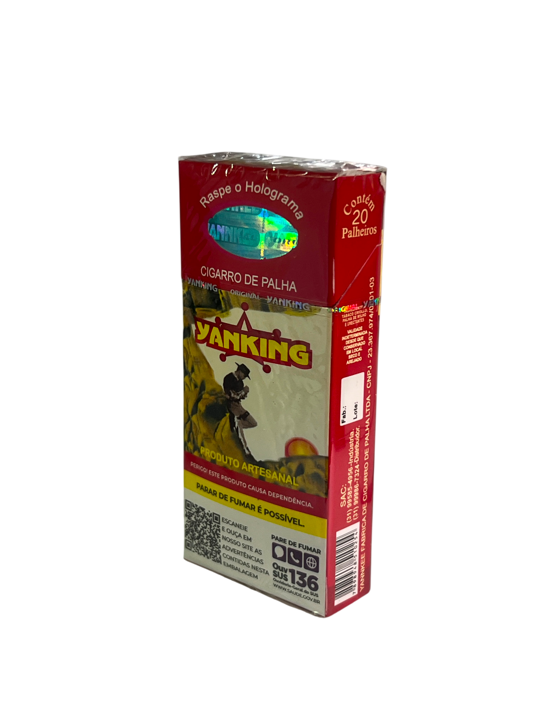 CIGARRO DE PALHA YANKING - 20UN — Cigarros e palheiros, Horus Bar Coronel Fabriciano