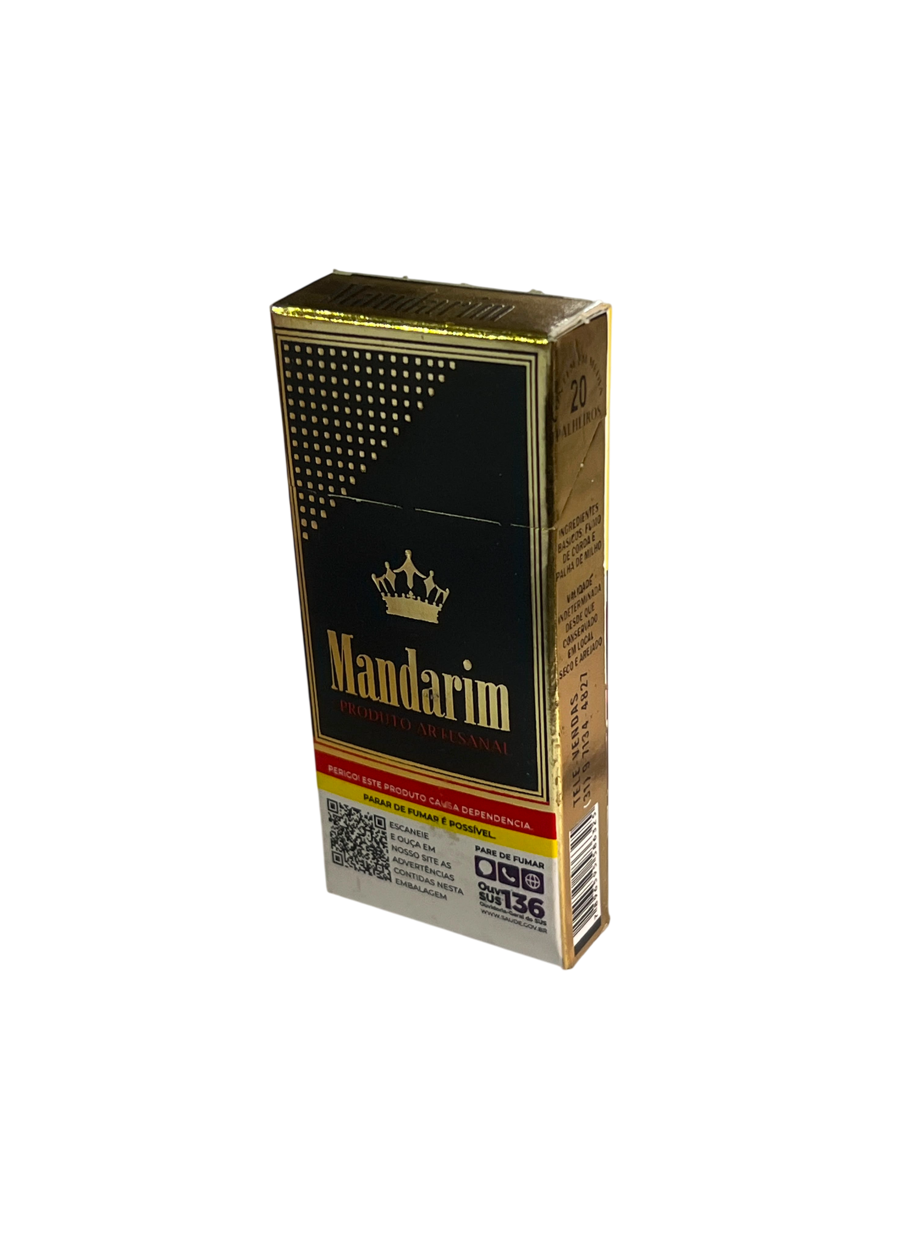 CIGARRO DE PALHA MANDARIM - 20UN — Cigarros e palheiros, Horus Bar Coronel Fabriciano