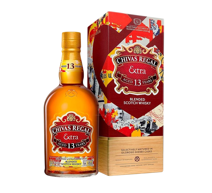 WHISKY CHIVAS REGAL 13 ANOS - 750ML — Destilados, Horus Bar Coronel Fabriciano